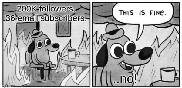 The Silent Crisis: Creators With 100K Followers and No Email List